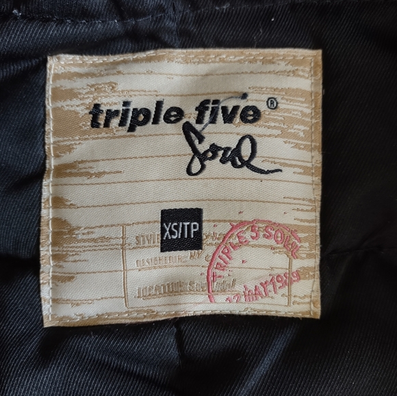 Triple Five Soul Parka 30% Down With Removable Hood In Black - Picture 9 of 10